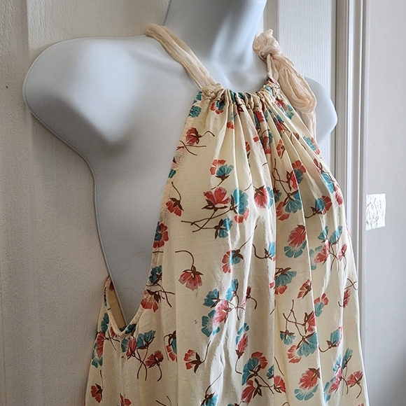 🎈2/$50 Free People Floral Sleeveless Blouse - Picture 8 of 14